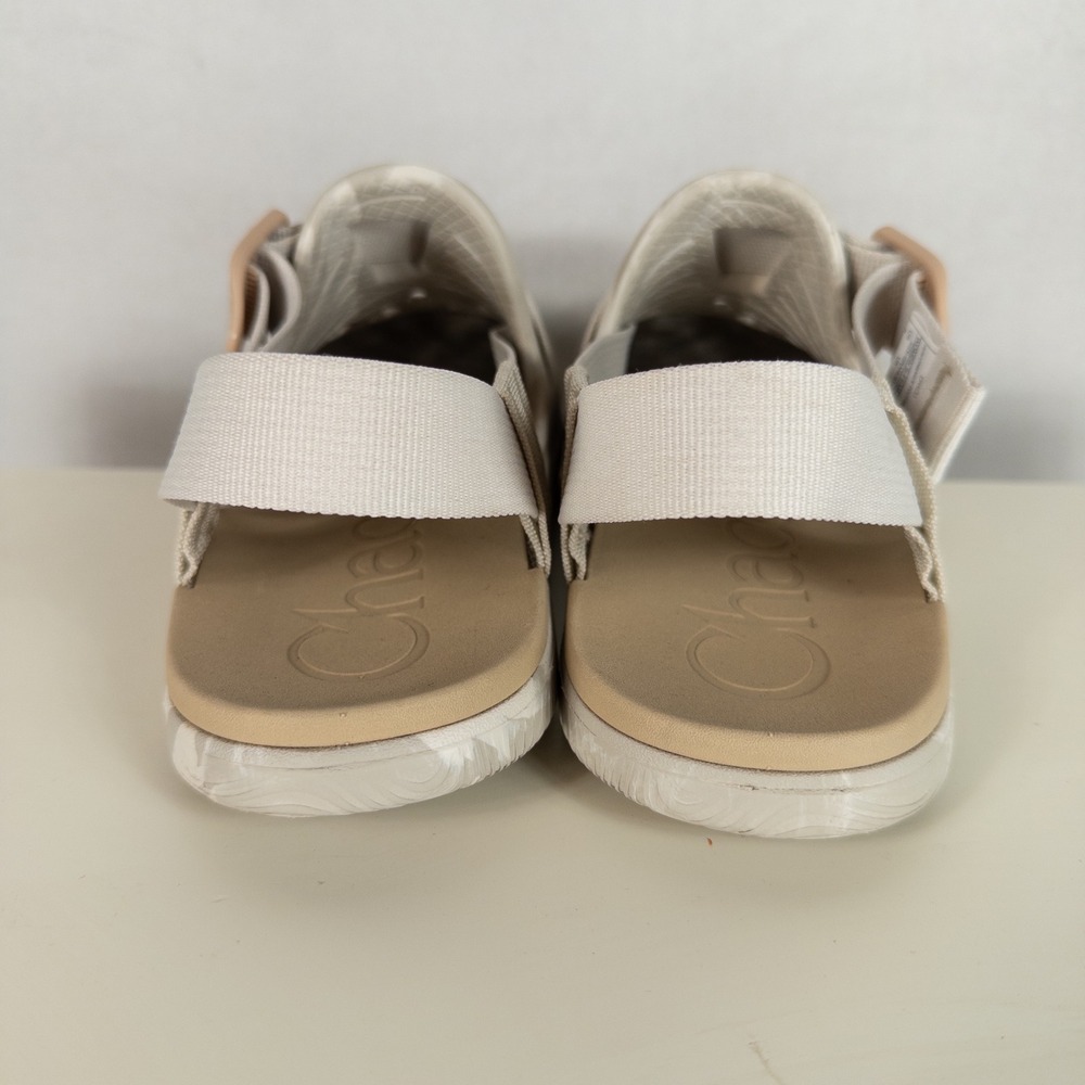 Chaco Womens Chillos Clogs Size 9 Bone Marbled Adjustable Strap Comfort Sandals - Picture 5 of 9